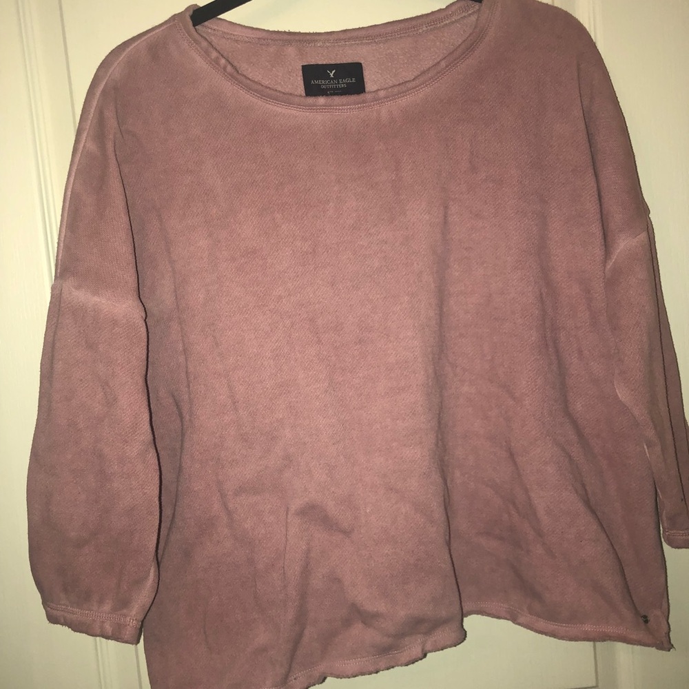 American eagle pink sweatshirt